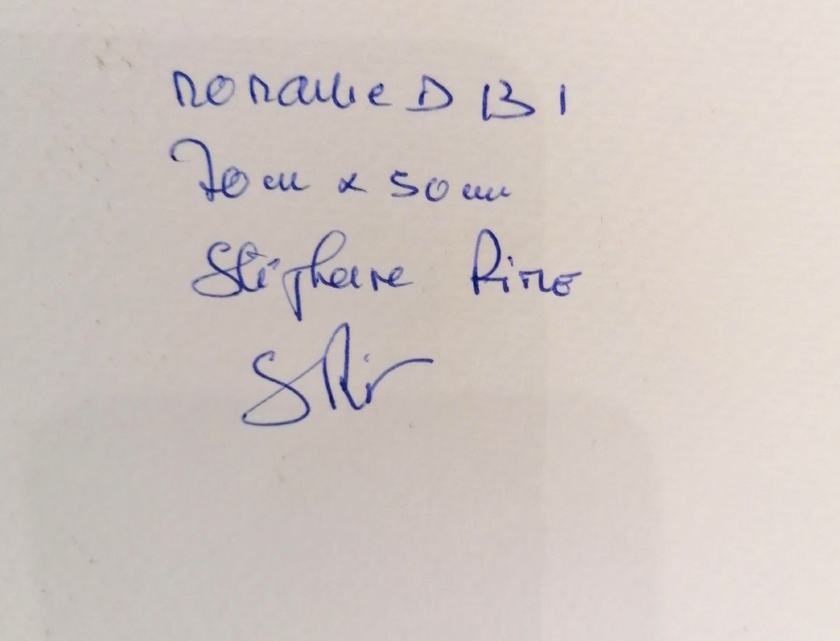 Dessin de STEPHANE RIME a pour titre  Noname D131 style abstrait dim : STEPHANE RIMEprix:140