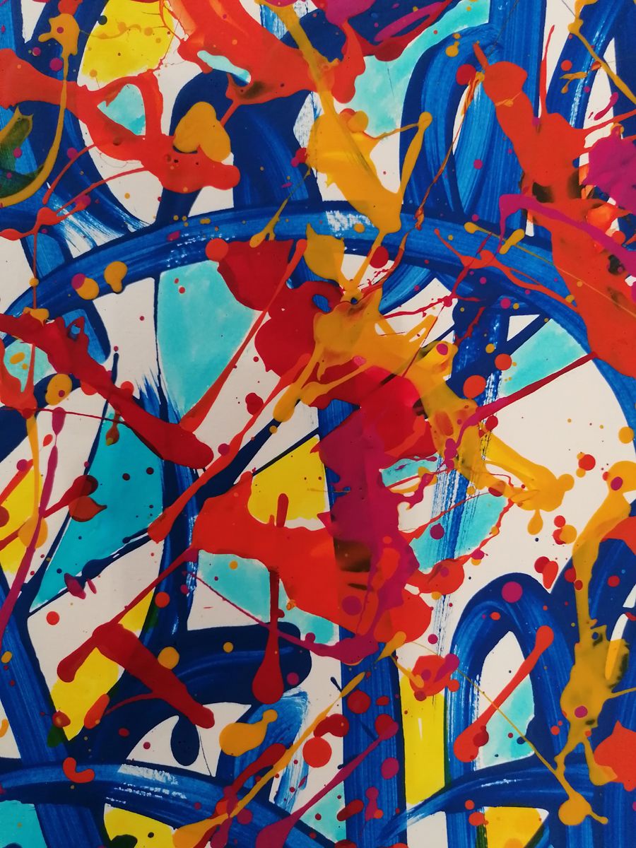 Dessin de STEPHANE RIME a pour titre  Noname D35 style abstrait dim : STEPHANE RIMEprix:140