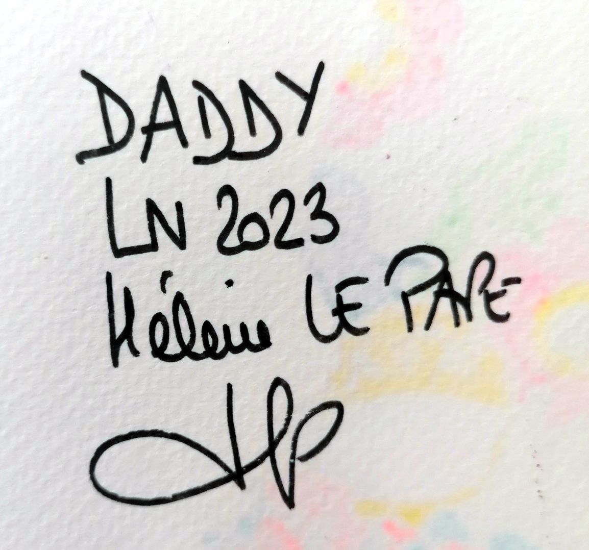 Dessin de LN LE PAPE a pour titre  DADDY style street pop art dim : LN LE PAPEprix:50