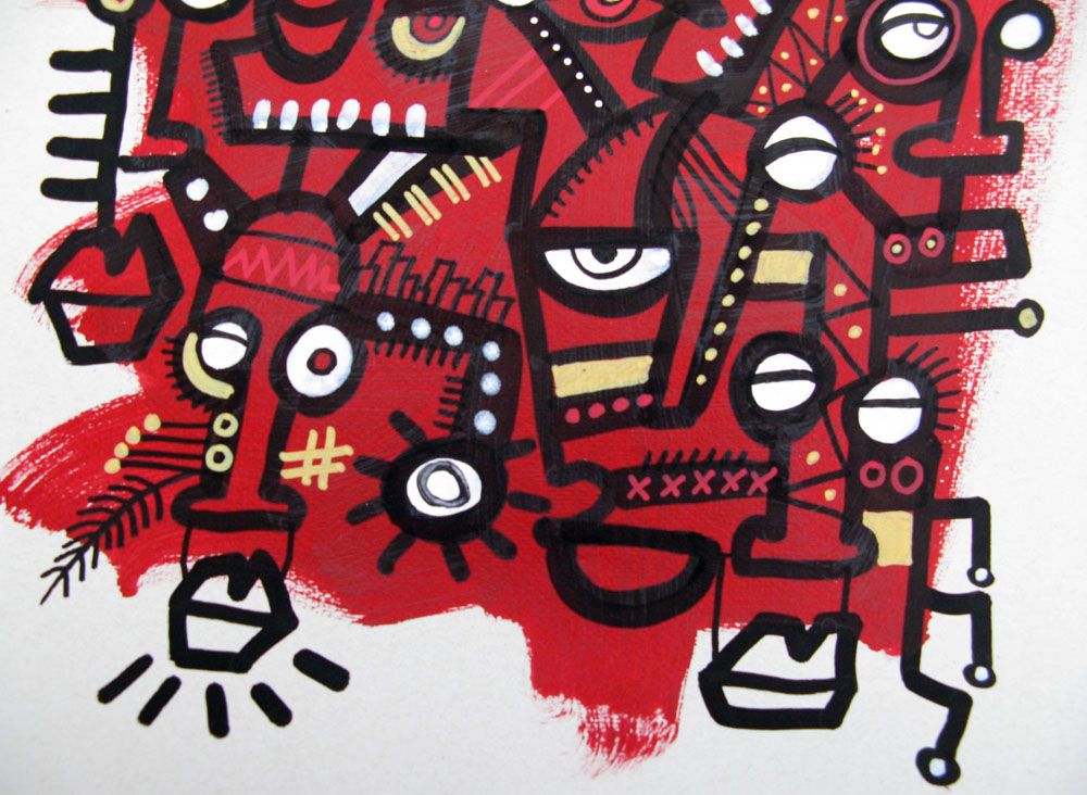 Tableau de Daniel De POLIGNAC a pour titre  Dazed 2 style graphique dim : Daniel De POLIGNACprix:120