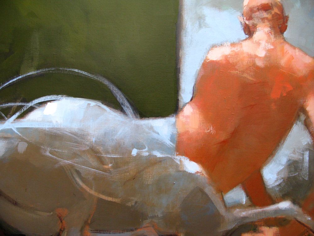 Tableau de MASSEBEUF Olivier a pour titre  Dissociated Centaur style figuratif dim : MASSEBEUF Olivierprix:900