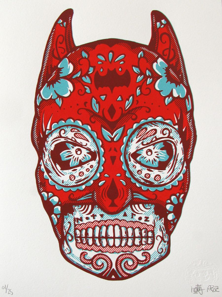 Editions d'art de NOTY AROZ a pour titre  EL MURCIELAGO PILULE ROUGE style figuratif, graphique dim : NOTY AROZprix:70