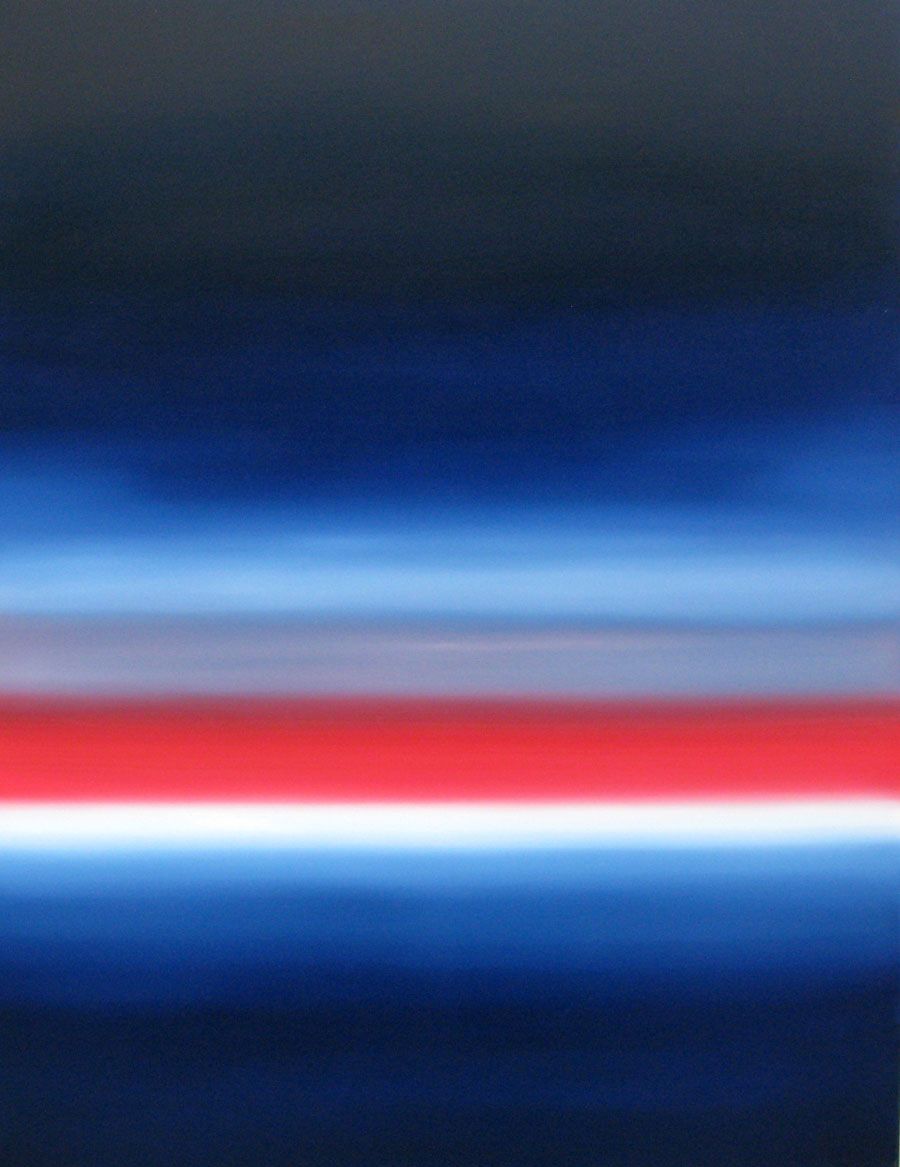 Tableau de ELISE BARAT a pour titre  MICHIGAN LAKE XXIII style abstrait dim : ELISE BARATprix: