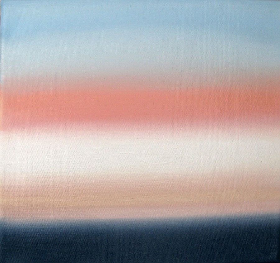 Tableau de ELISE BARAT a pour titre  MICHIGAN LAKE V31 style abstrait dim : ELISE BARATprix: