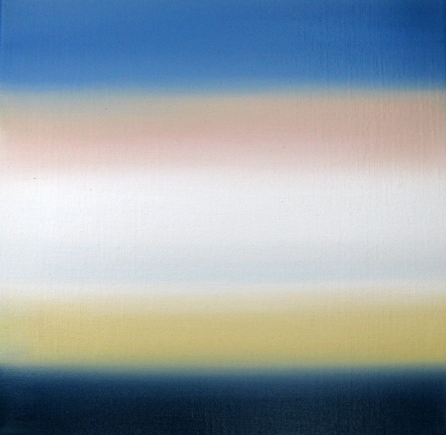 Tableau de ELISE BARAT a pour titre  MICHIGAN LAKE V33 style abstrait dim : ELISE BARATprix: