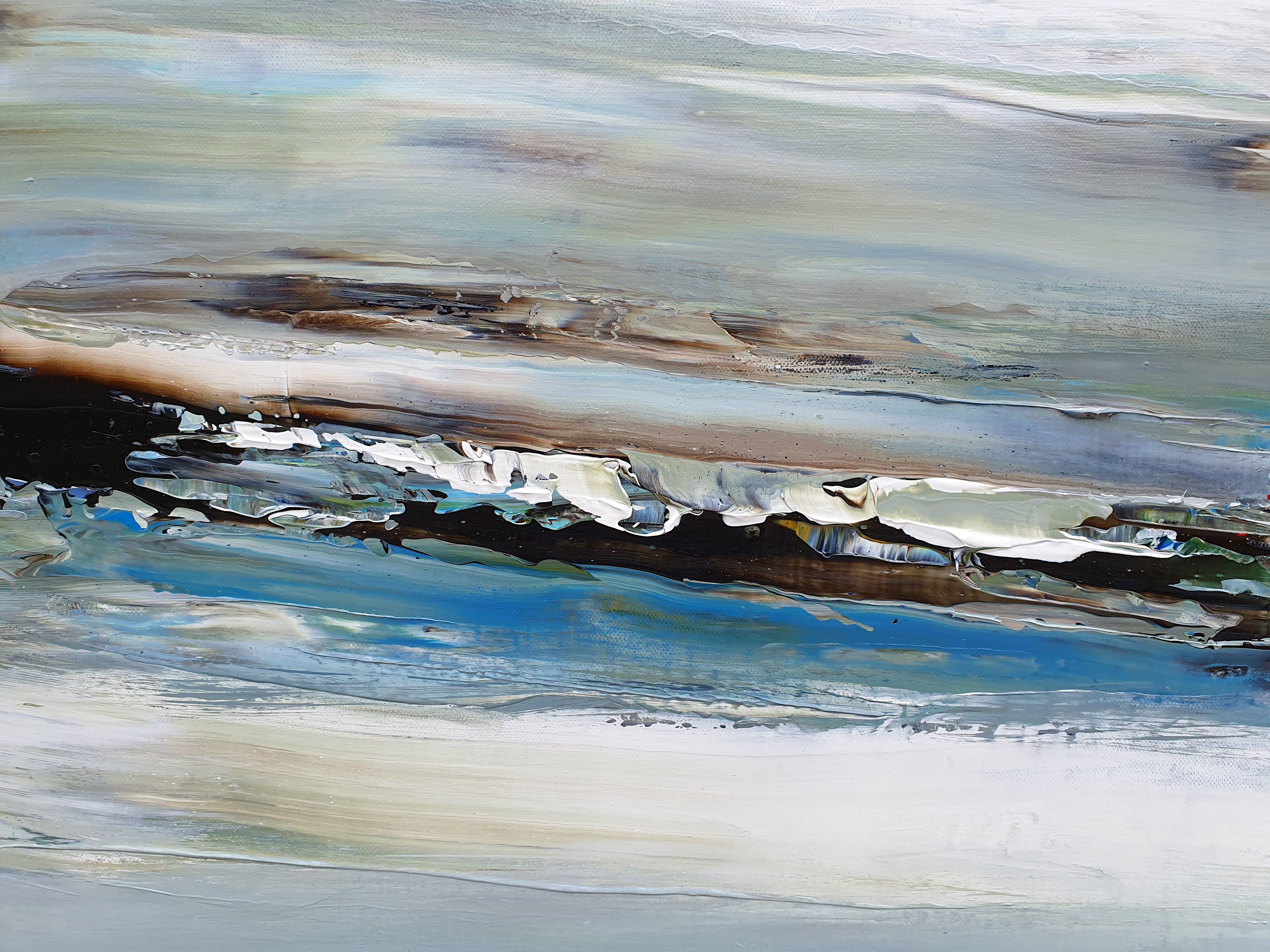 Tableau de RUELLE NICOLAS a pour titre  ESCAPE style abstrait dim : RUELLE NICOLASprix:750