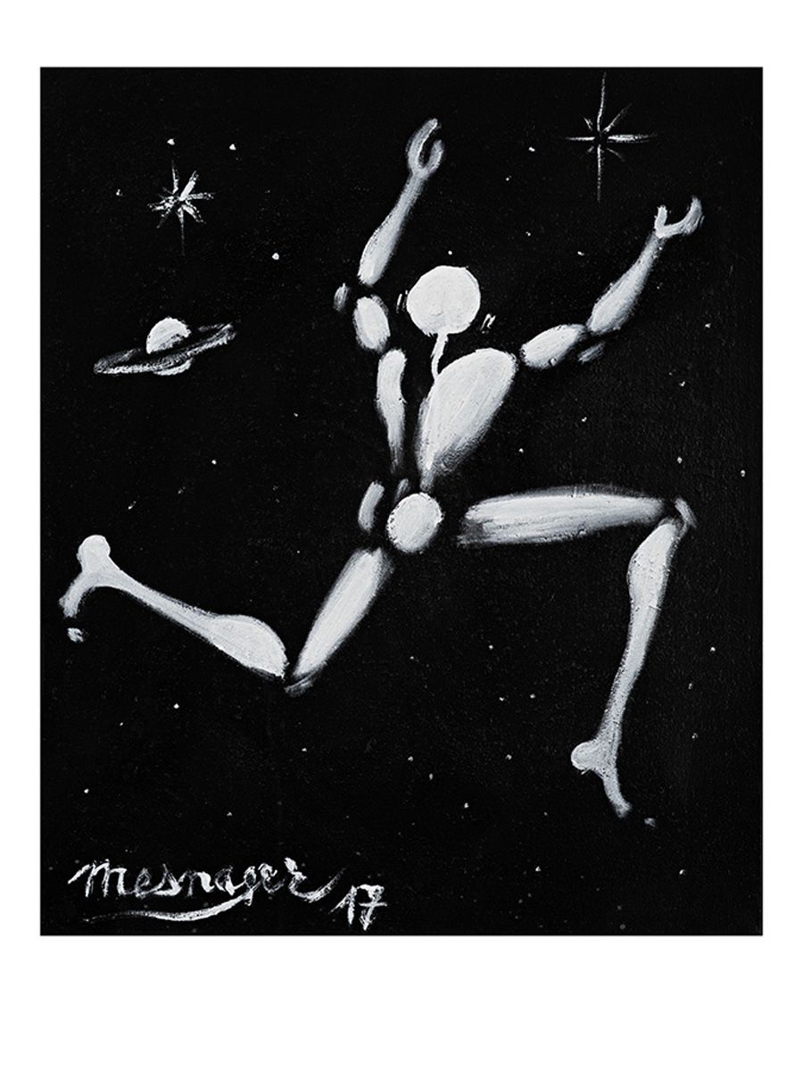 Editions d'art de JEROME MESNAGER a pour titre  L'ENVOLE style street art  dim : JEROME MESNAGERprix:95