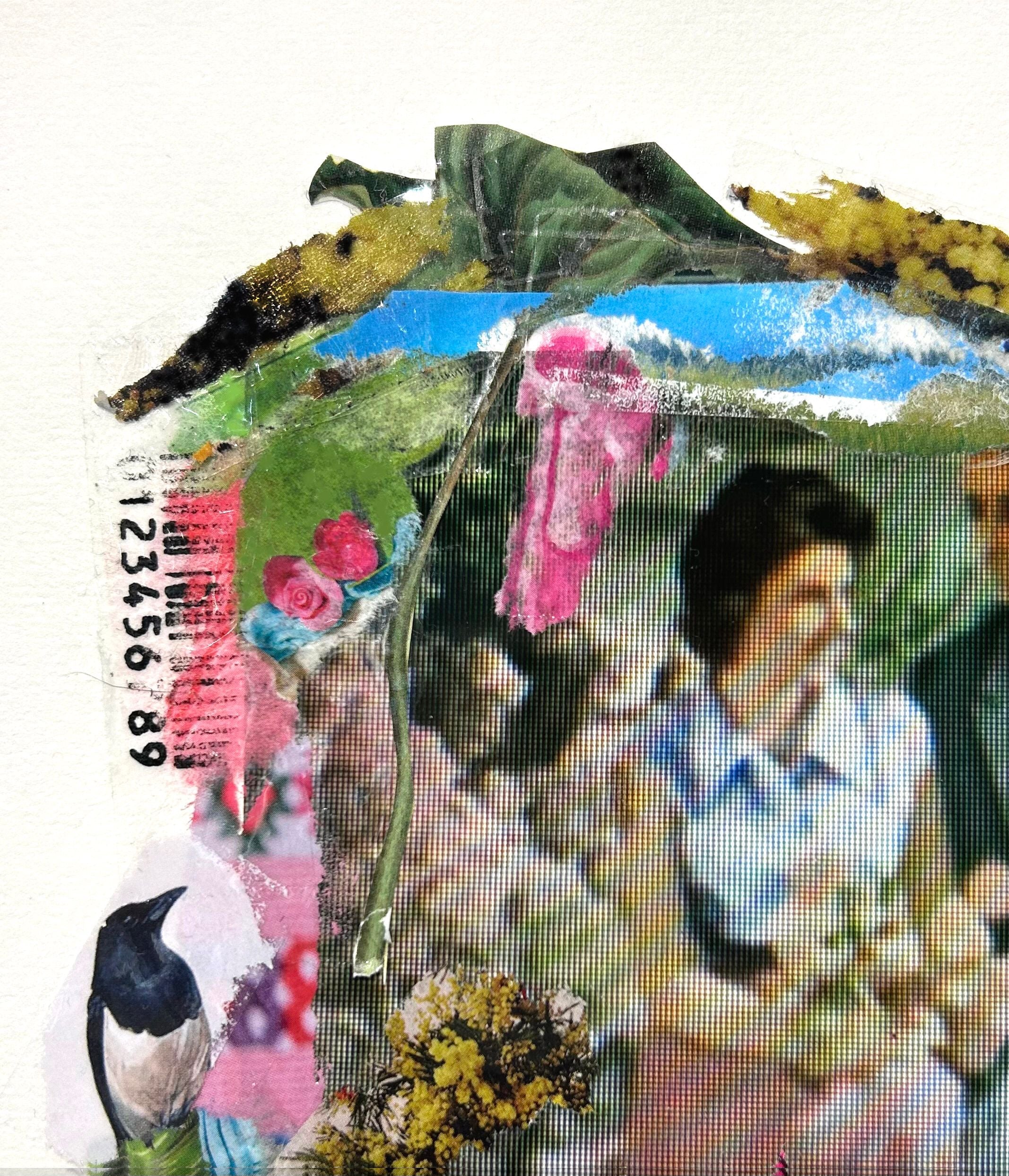 Editions d'art de FLOREPEA a pour titre  Birdy Valentin style graphique dim : FLOREPEAprix:100