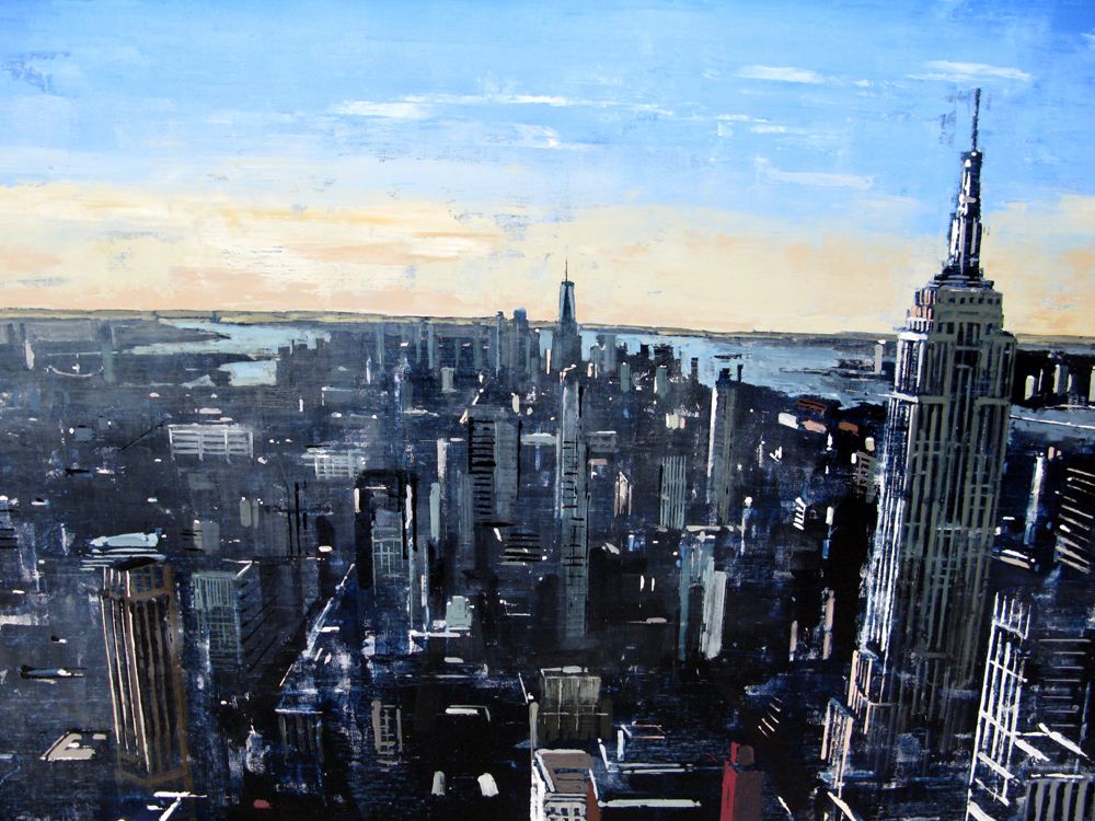 Tableau de ADRIEN FAVEAU a pour titre  Empire State View style figuratif dim : ADRIEN FAVEAUprix:6000