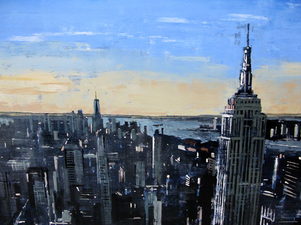 Tableau de ADRIEN FAVEAU a pour titre  Empire State View style figuratif dim : ADRIEN FAVEAUprix:6000