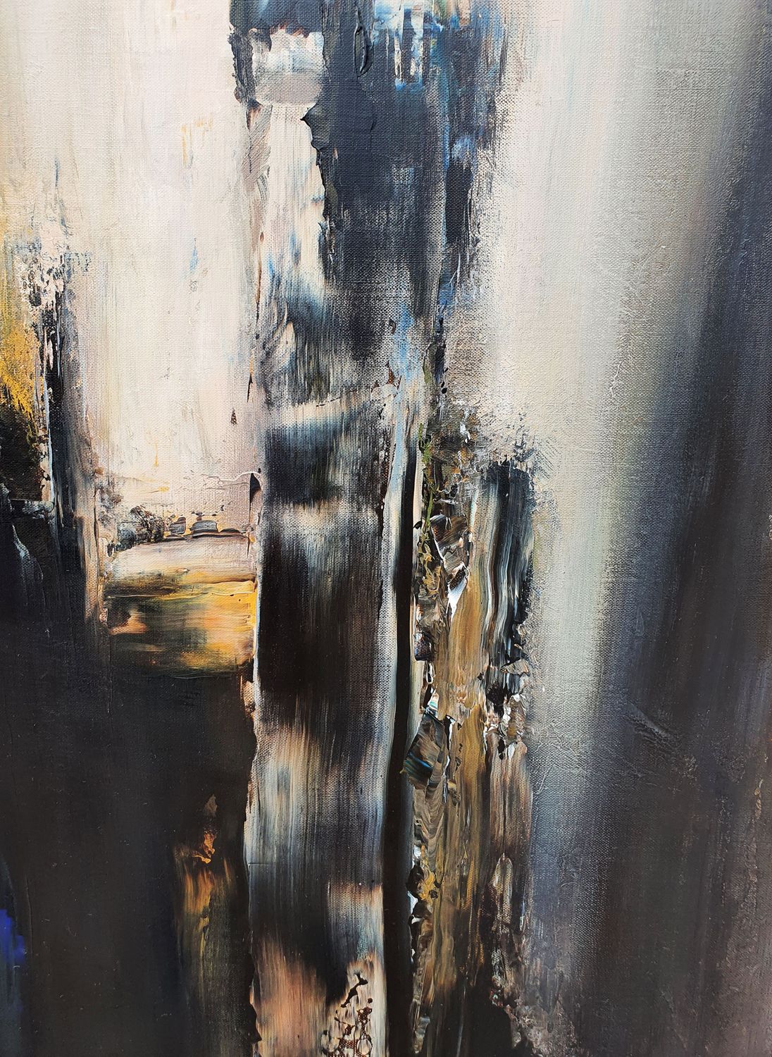 Tableau de RUELLE NICOLAS a pour titre  FIRELAND style abstrait dim : RUELLE NICOLASprix:1500