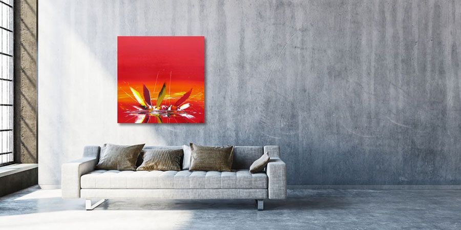 Tableau de F. BOUTET a pour titre  MARINE F style figuratif dim : F. BOUTETprix: