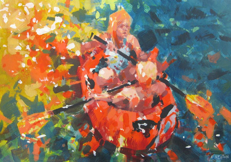 Dessin de HEATON RUDYARD a pour titre  SANS TITRE 10 style figuratif dim : HEATON RUDYARDprix: