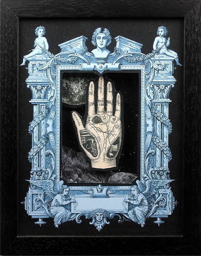 Editions d'art de Gavin Jay a pour titre  Hand of fate style figuratif, graphique dim : Gavin Jayprix:90
