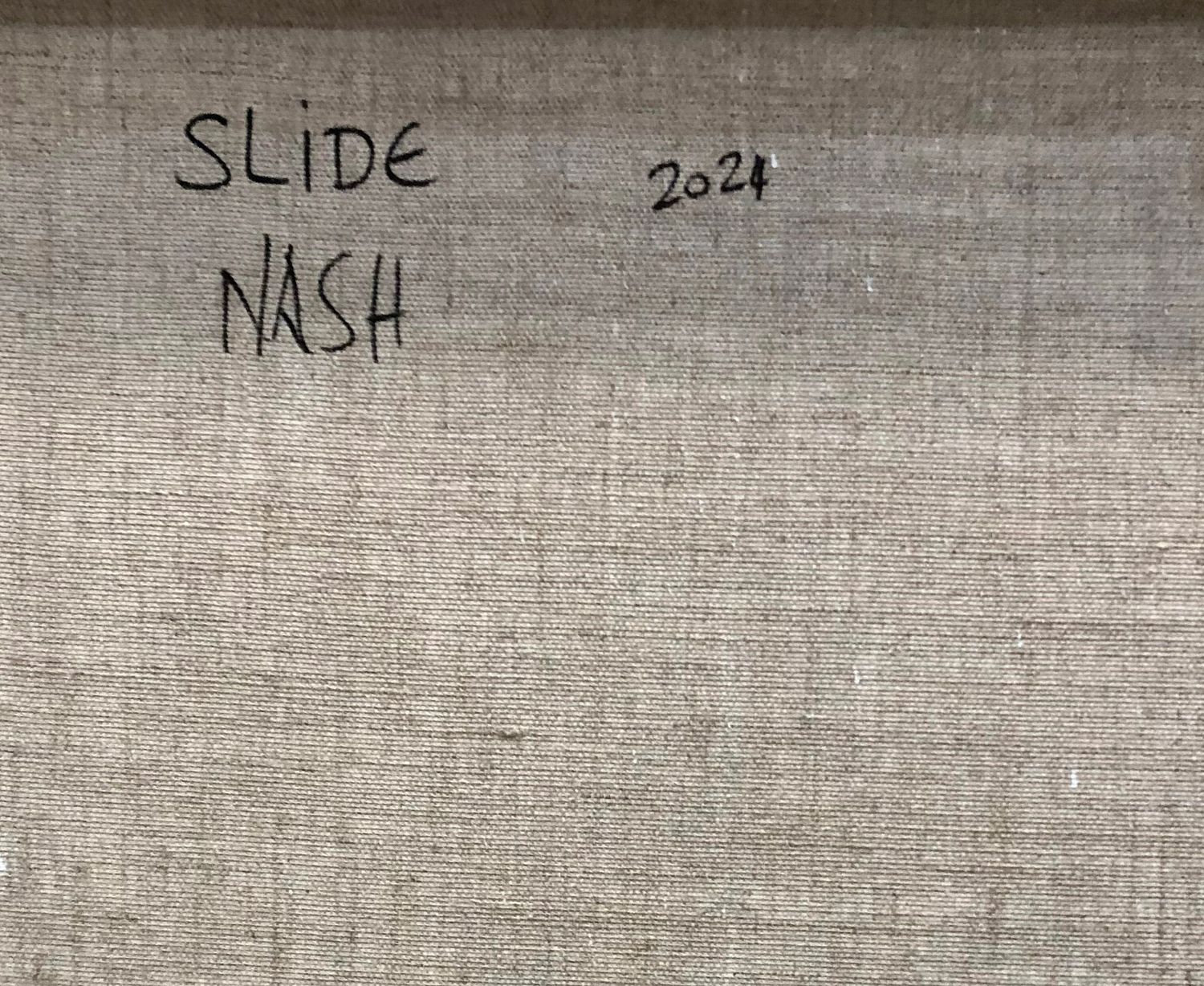Tableau de NASH a pour titre  Peinture abstraite : Slide style abstrait dim : NASHprix:850