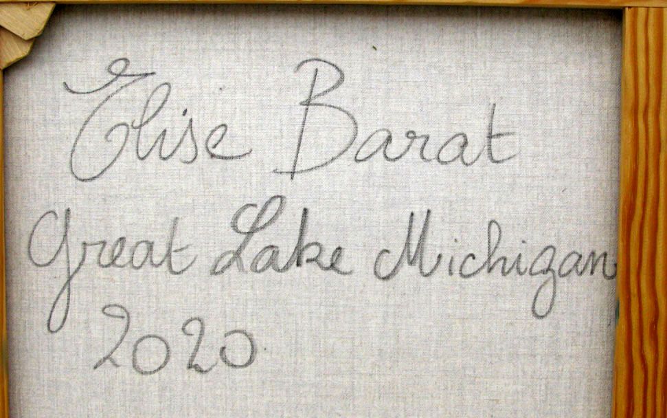 Tableau de ELISE BARAT a pour titre  Great lake Michigan style figuratif dim : ELISE BARATprix:2000