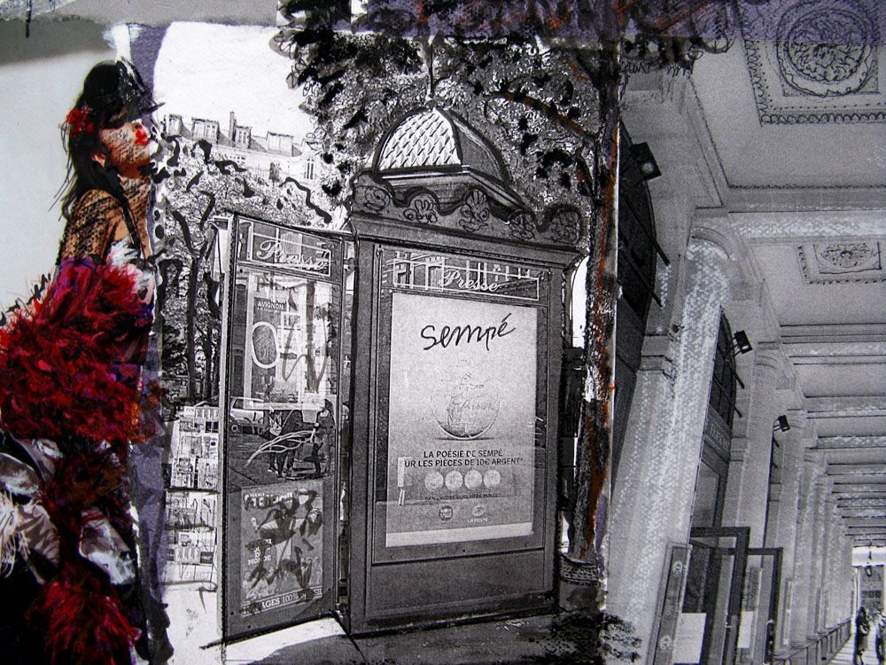Tableau de VEROE a pour titre  PARIS style figuratif dim : VEROEprix:240