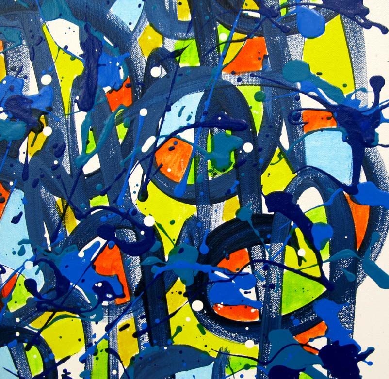 Tableau de STEPHANE RIME a pour titre  Noname E18 style abstrait dim : STEPHANE RIMEprix:250
