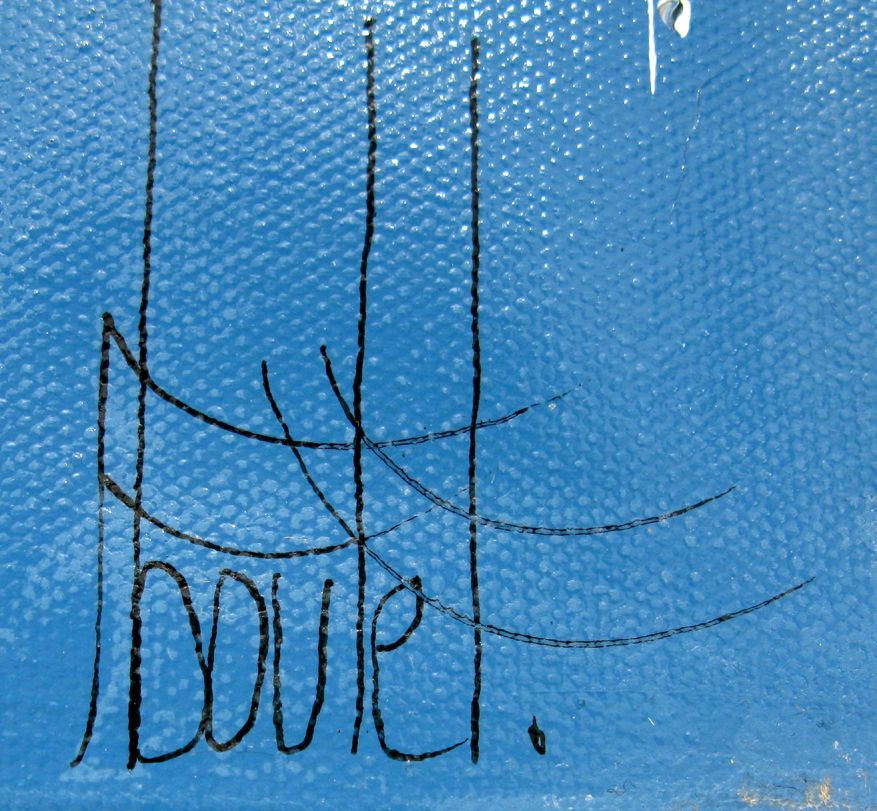 Tableau de F. BOUTET a pour titre  MARINE ABSTRAITE 2024-60 style abstrait dim : F. BOUTETprix:700