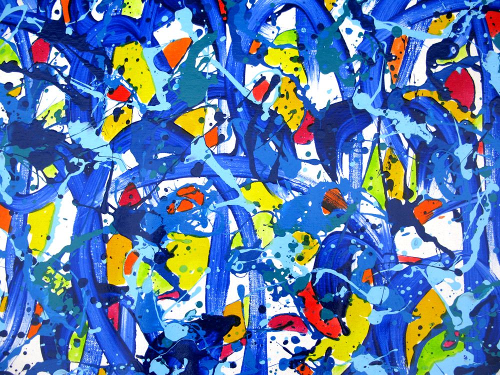 Tableau de STEPHANE RIME a pour titre  No name E55 style abstrait dim : STEPHANE RIMEprix:2000