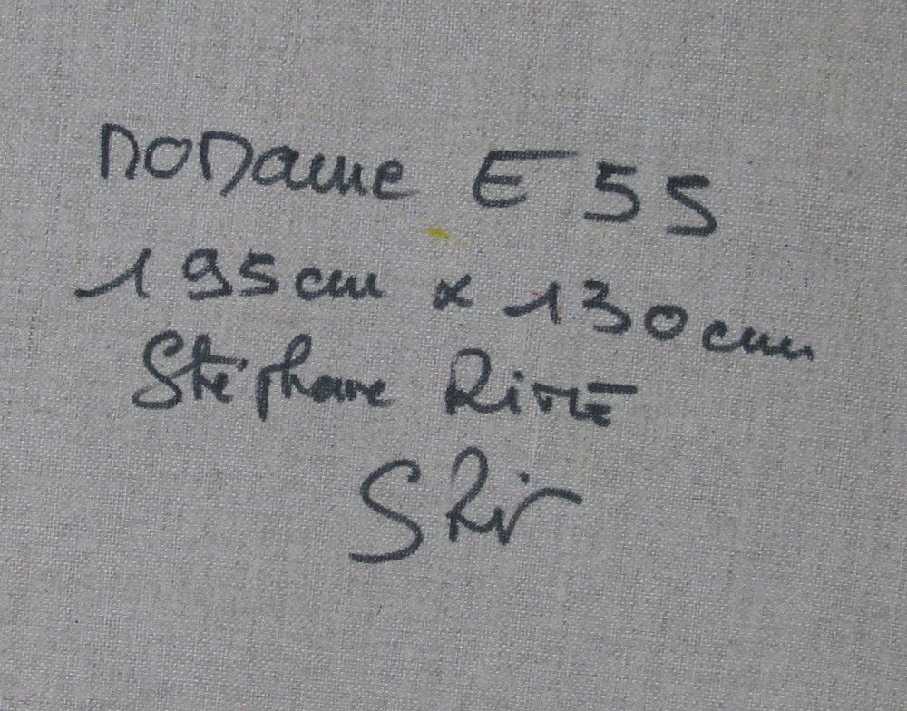 Tableau de STEPHANE RIME a pour titre  No name E55 style abstrait dim : STEPHANE RIMEprix:2000