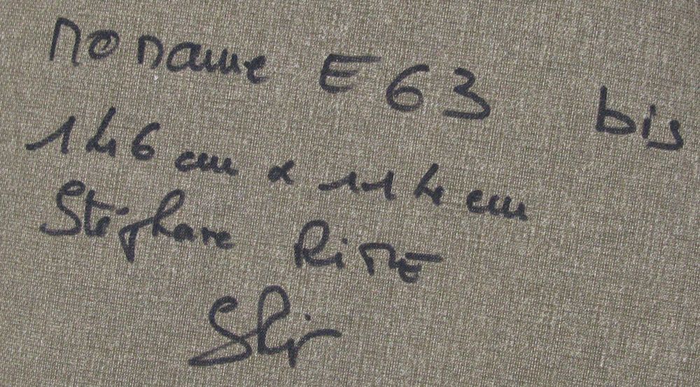 Tableau de STEPHANE RIME a pour titre  No name E63 style abstrait dim : STEPHANE RIMEprix:1500