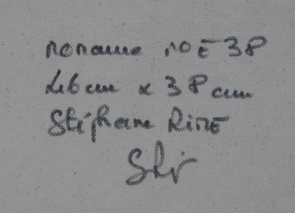 Tableau de STEPHANE RIME a pour titre  noname n°E38 style abstrait dim : STEPHANE RIMEprix:230