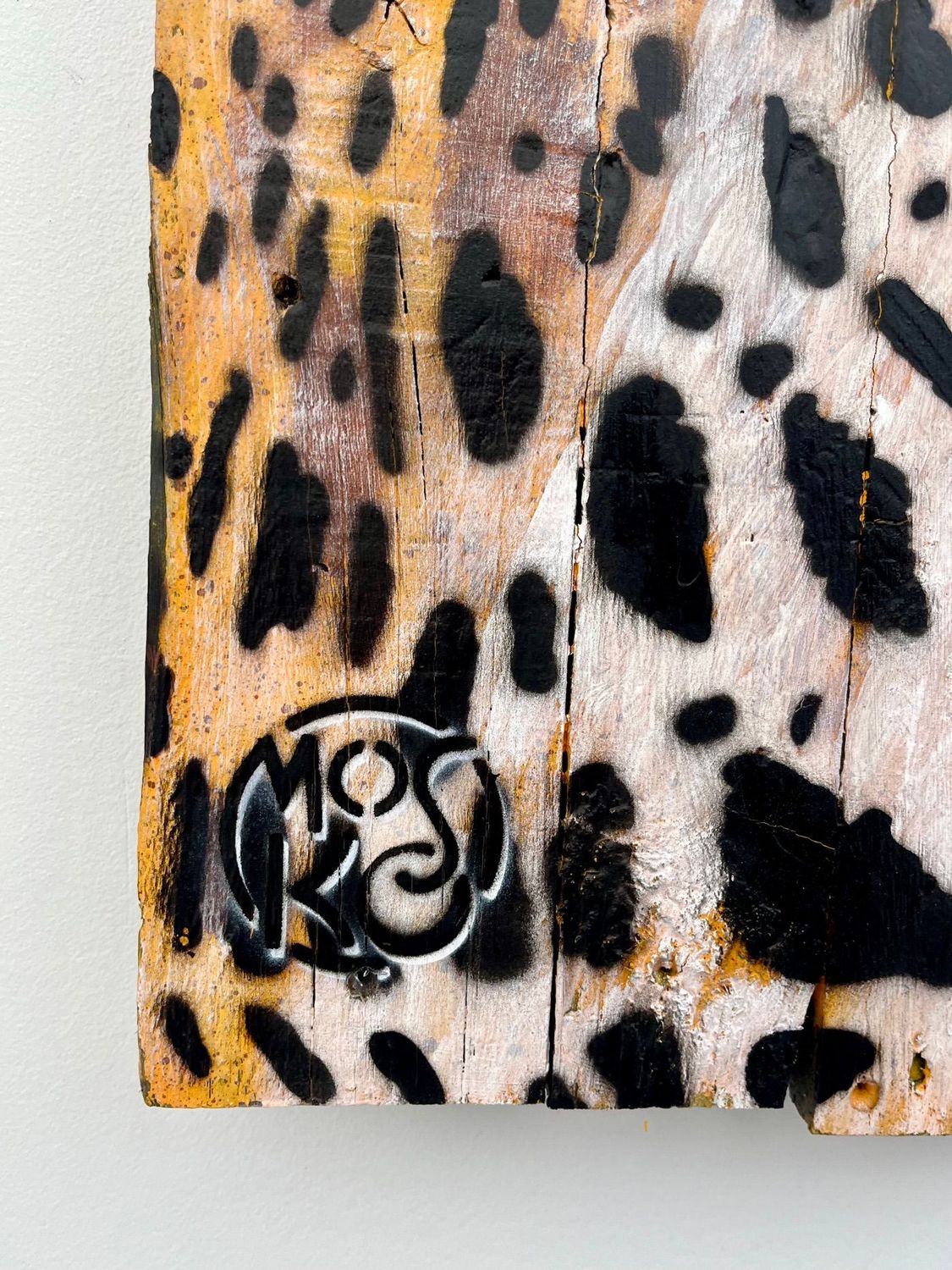 Tableau de MOSKO a pour titre  Buste jaguar style street art dim : MOSKOprix:2600