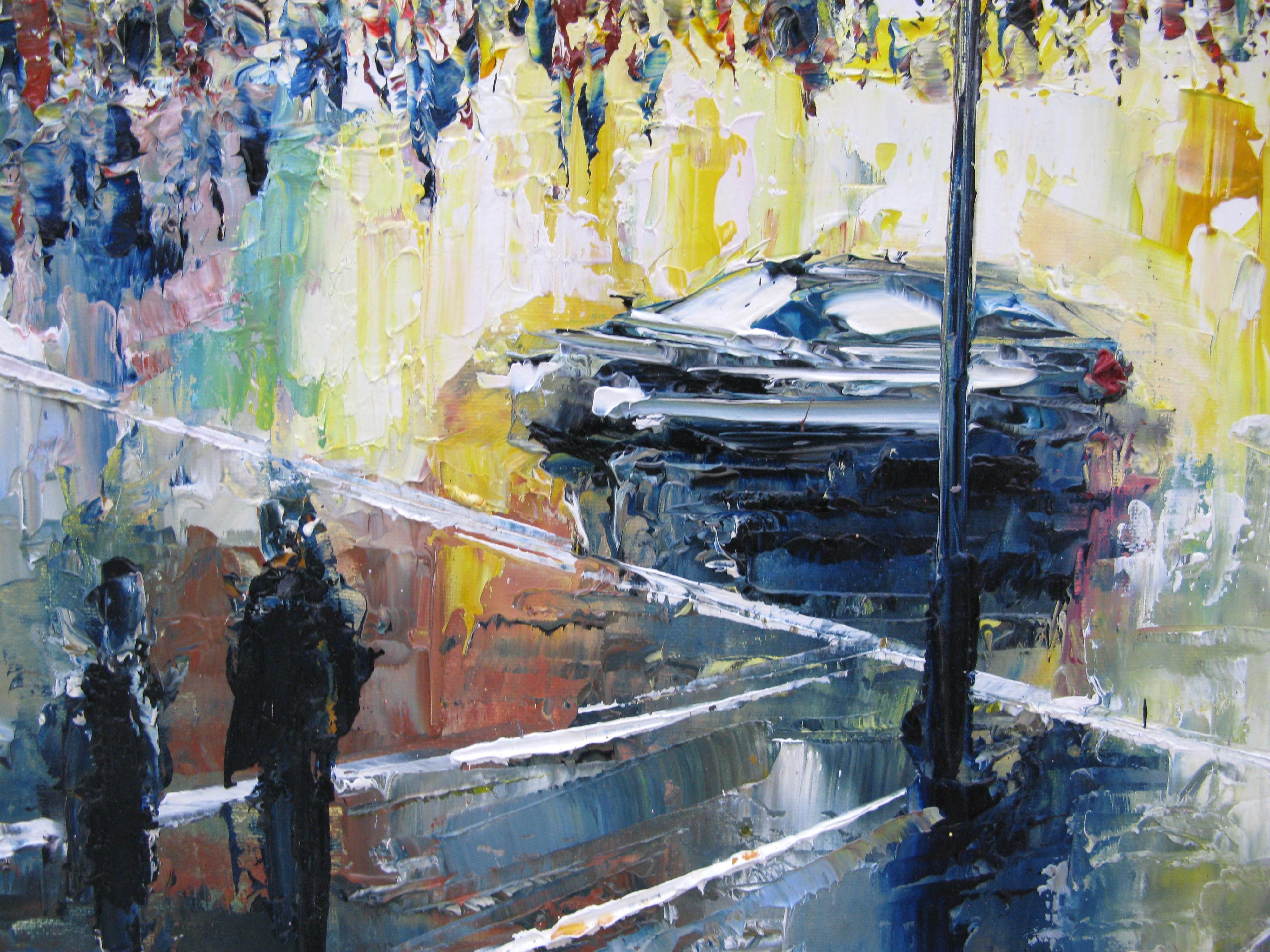 Tableau de PHIL a pour titre  Night of NY style figuratif dim : PHILprix:550