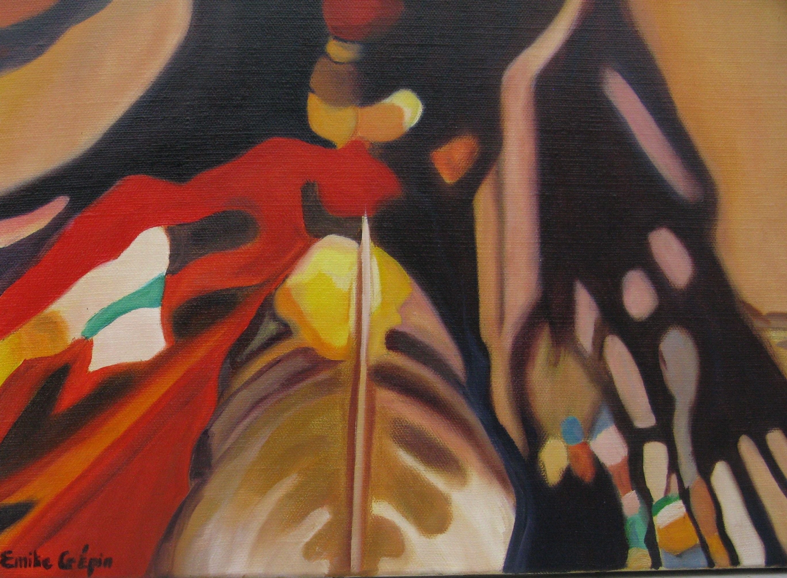 Tableau de EMILIE CREPIN a pour titre  Seli style figuratif dim : EMILIE CREPINprix:1200