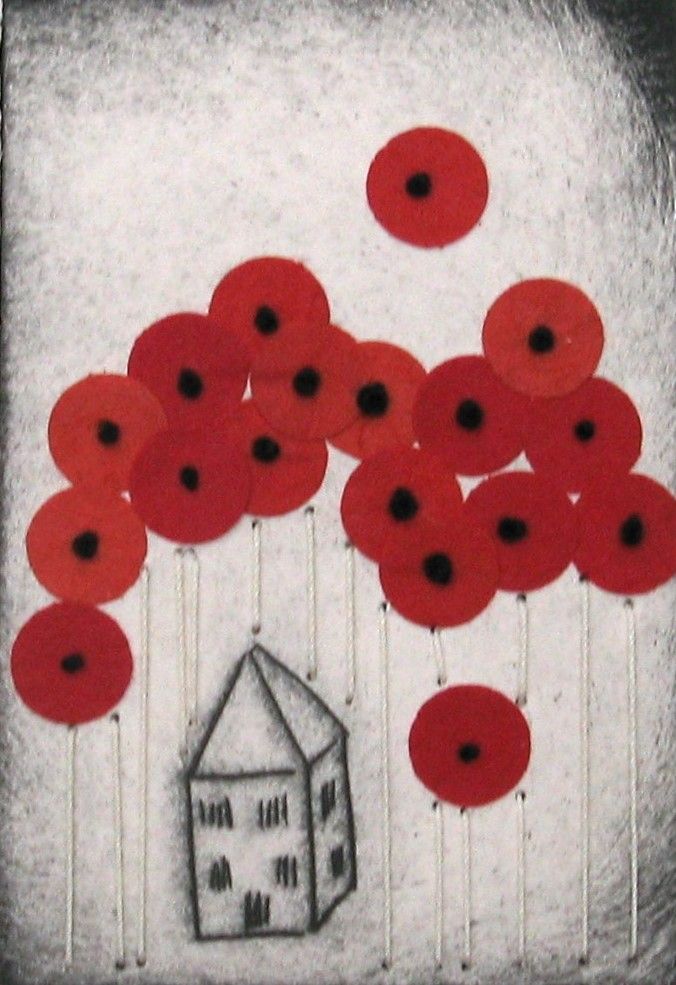 Editions d'art de NAVIEILLEVILLE a pour titre  dans les coquelicots style grapique, figurative dim : NAVIEILLEVILLEprix:34