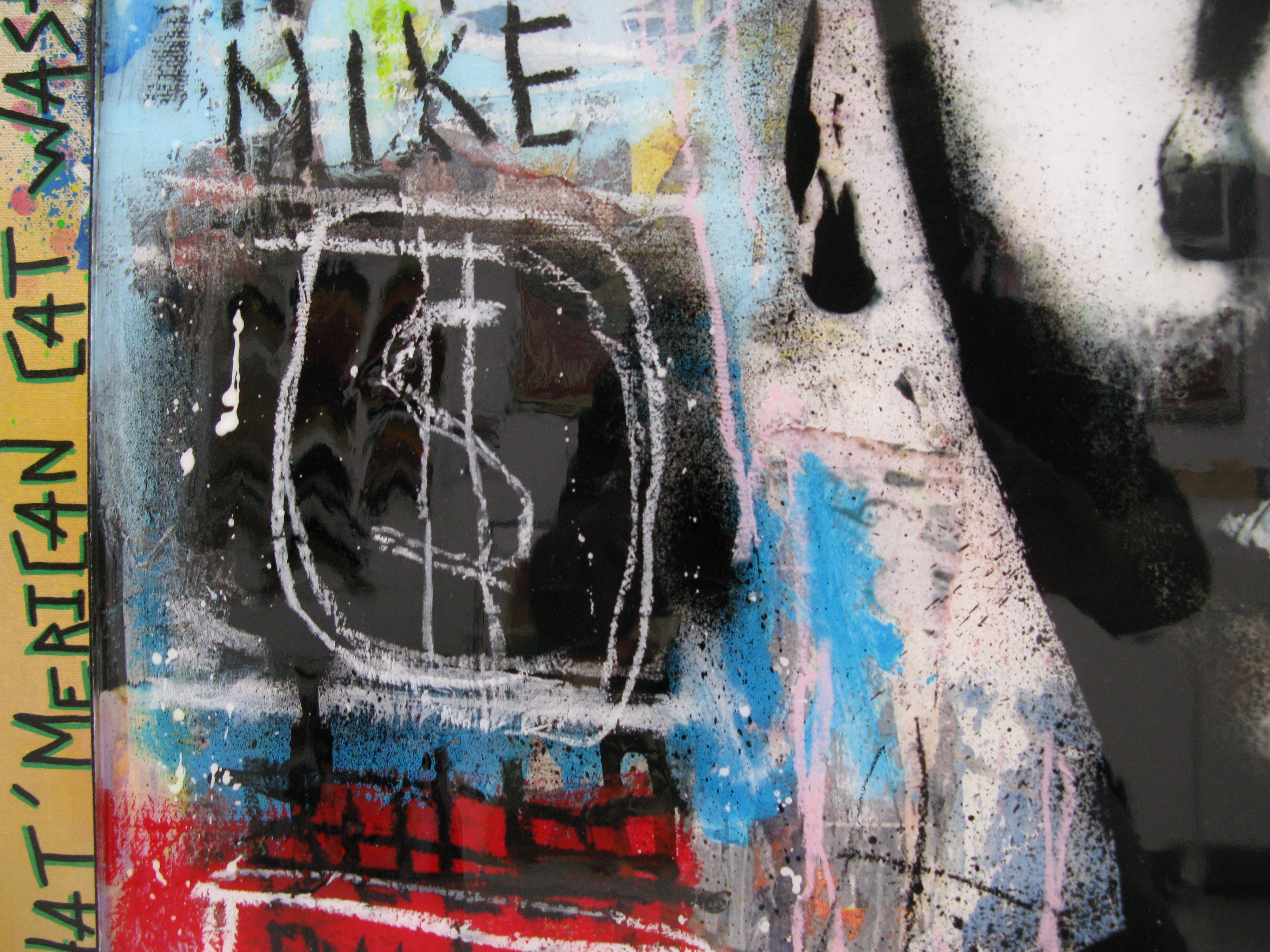 Tableau de THIERRY RASINE a pour titre  Jordan style street pop art dim : THIERRY RASINEprix:1100