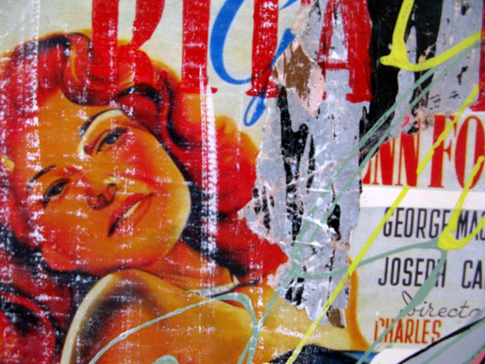 Tableau de PATRICIA GADISSEUR a pour titre  Gilda style graffiti, street pop art dim : PATRICIA GADISSEURprix:700