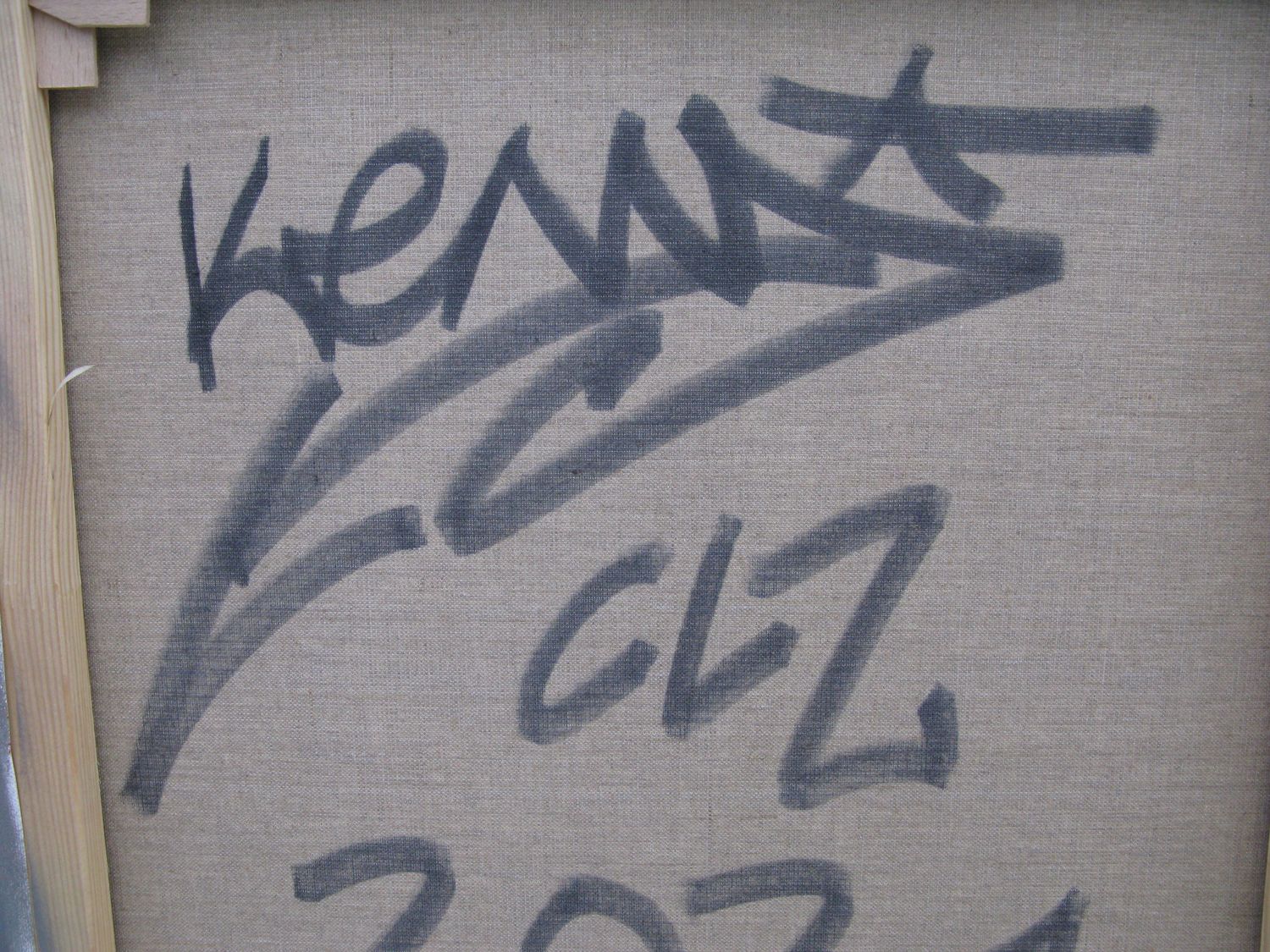 Tableau de KENY a pour titre  Spray Art 2 style graffiti, street art dim : KENYprix:800