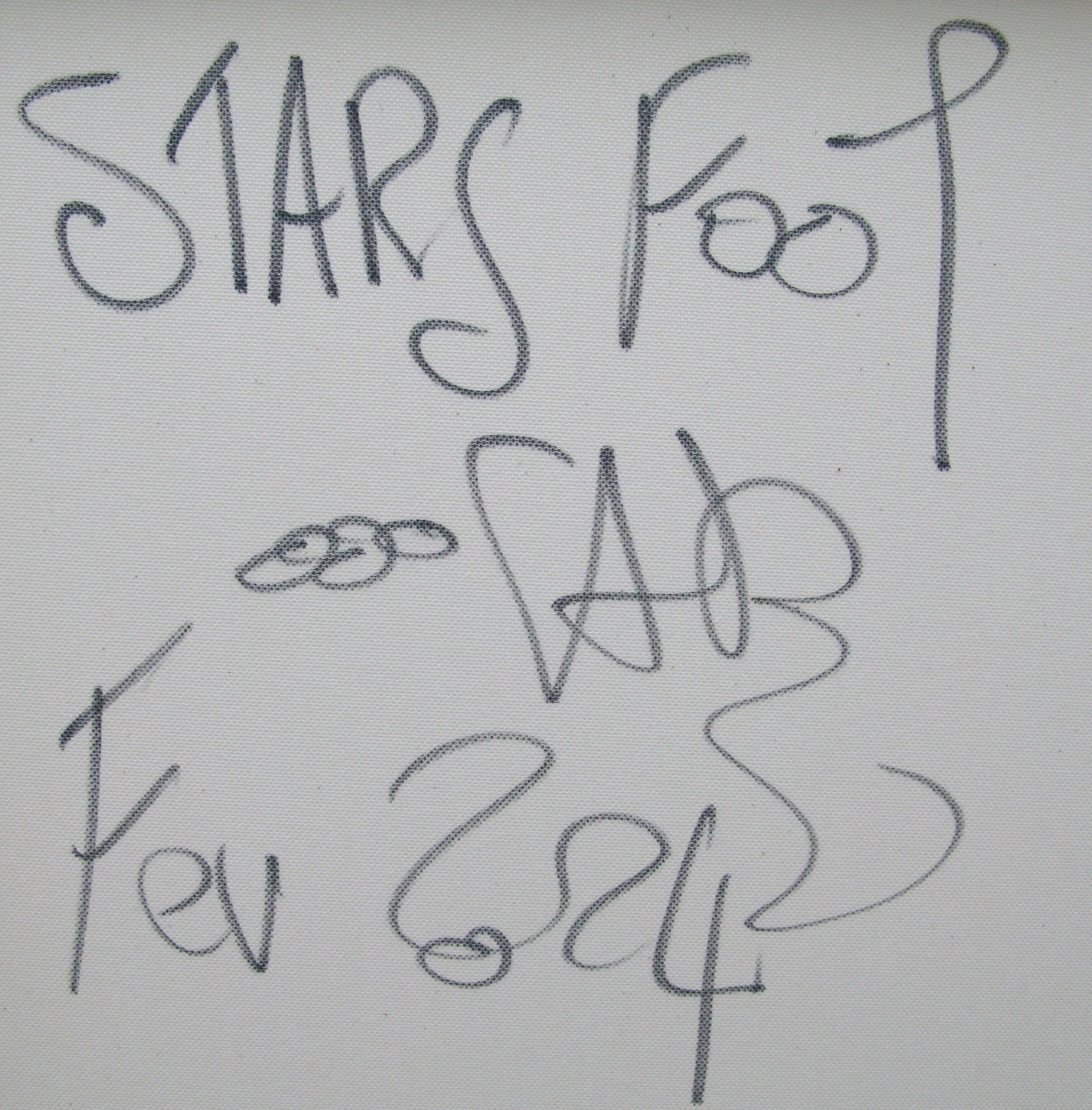 Tableau de RICO SAB a pour titre  Stars foot style street pop art, street art dim : RICO SABprix:1350