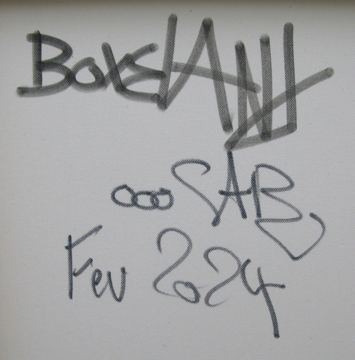 Tableau de RICO SAB a pour titre  Boxeteam style street pop art, street art dim : RICO SABprix:1350