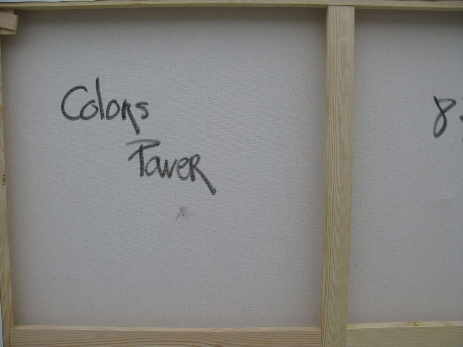 Tableau de CACOU a pour titre  COLORS POWER style graphique dim : CACOUprix:850