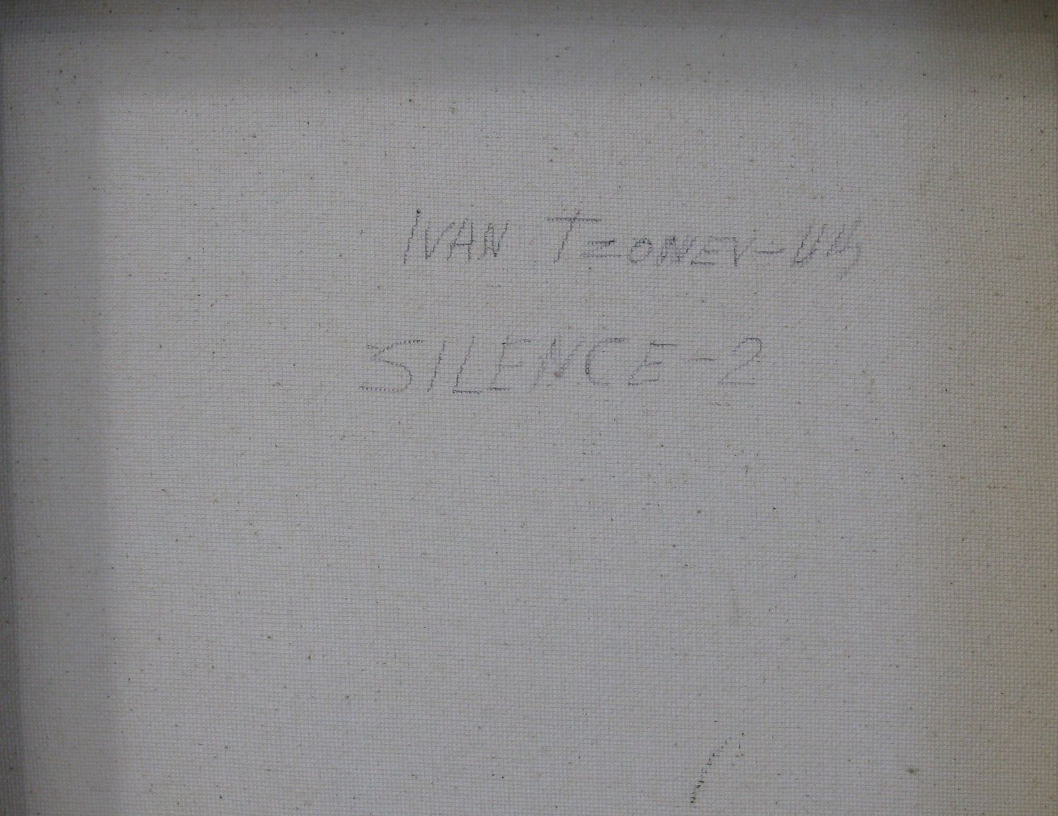 Tableau de IVAN TZONEV a pour titre  Silence 2 style figuratif dim : IVAN TZONEVprix:160
