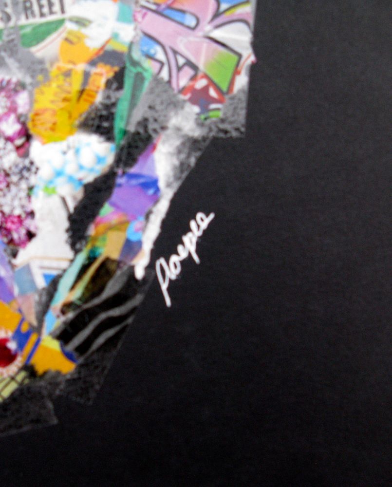 Editions d'art de FLOREPEA a pour titre  What a mess! style street art, graphique dim : FLOREPEAprix:300