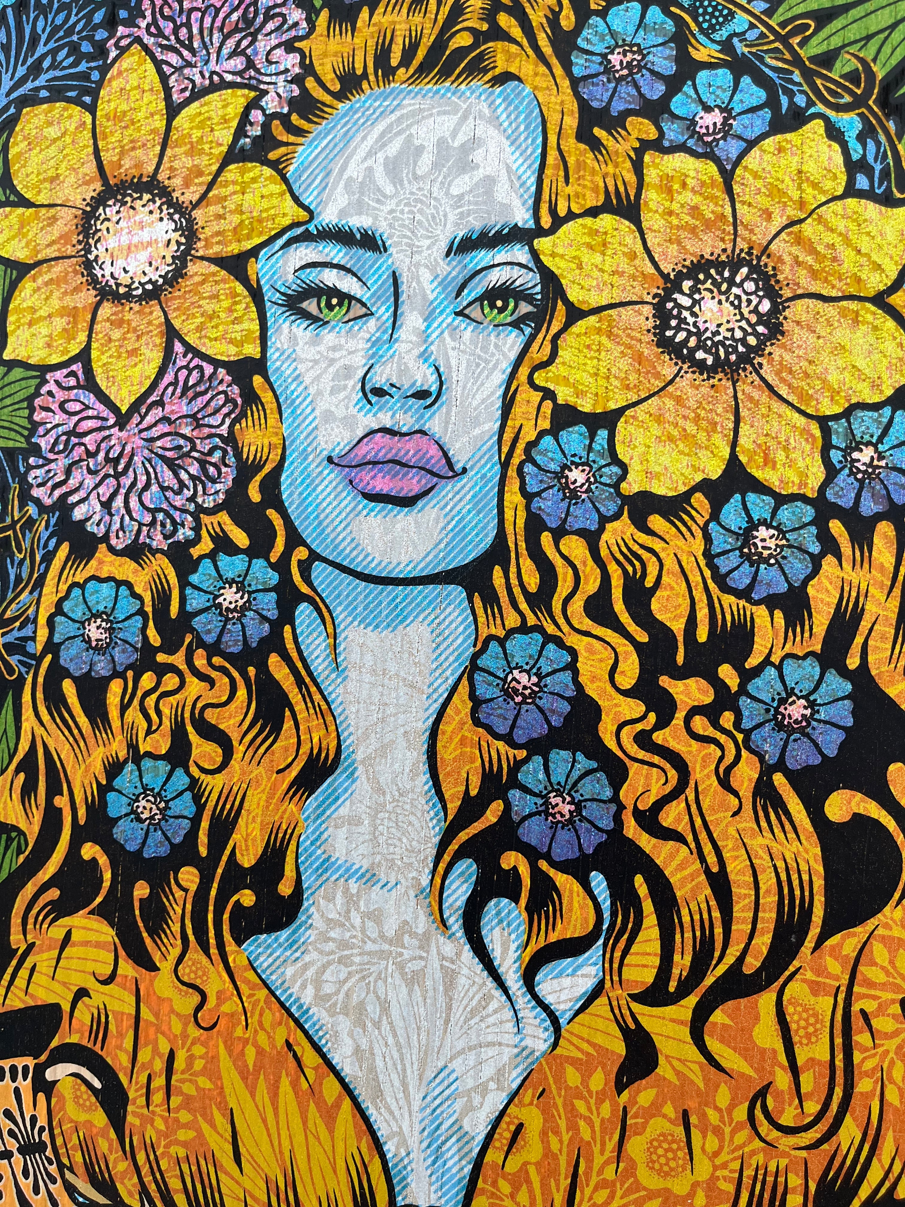 DANAÏDE wood panel