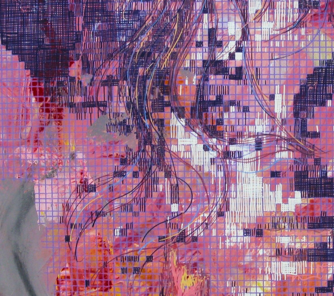 Tableau de NICOLAS JESBAC a pour titre  REAPPROPRIATION HUMAINE TANGO style figuratif, graphique dim : NICOLAS JESBACprix:1100