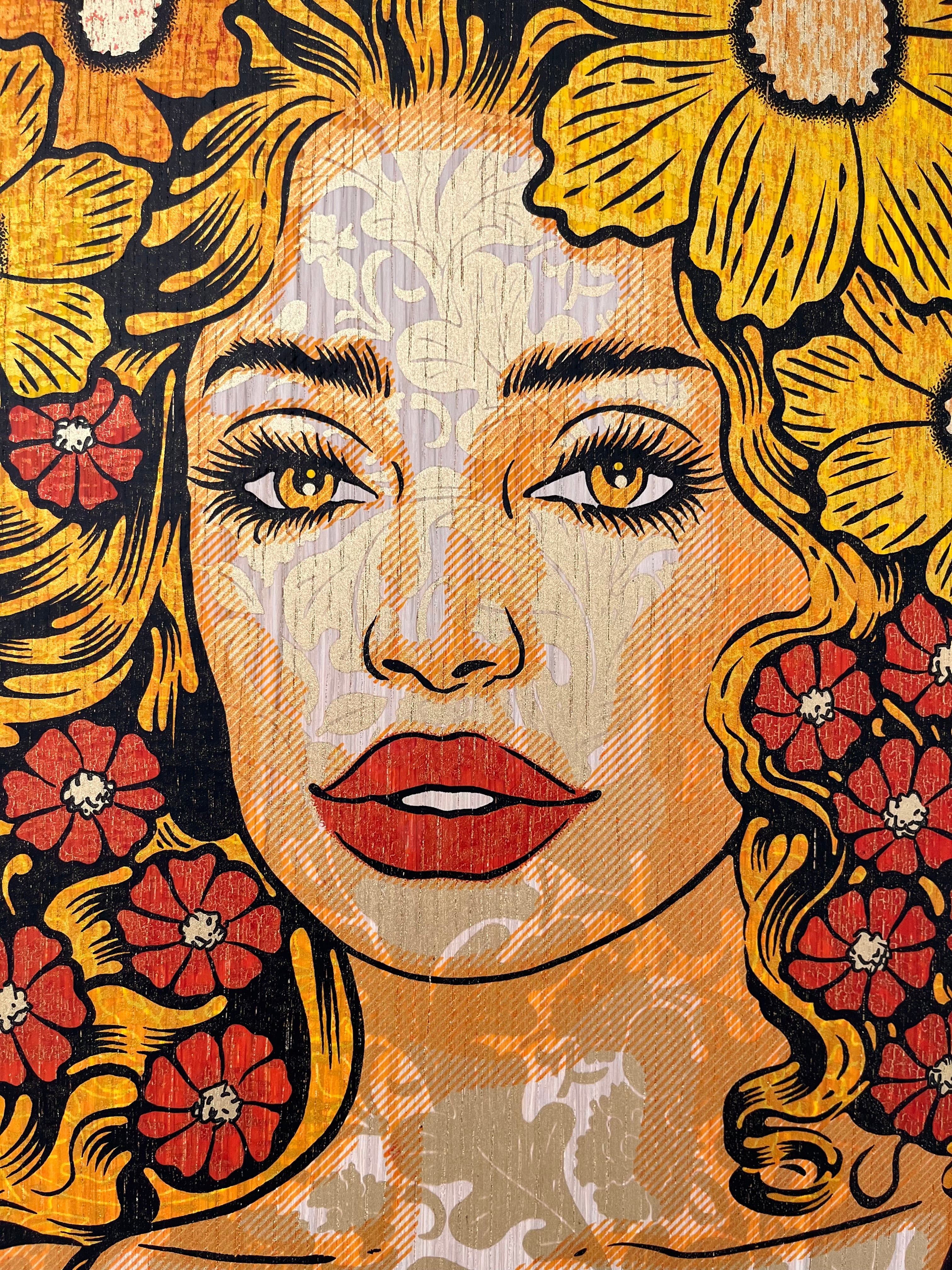 COURAGE wood panel