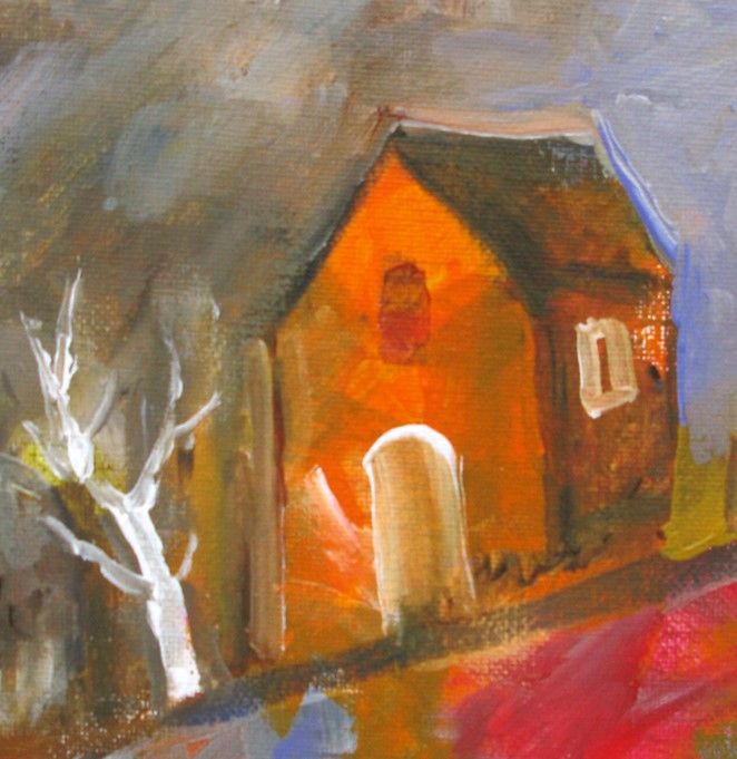 Tableau de IVAN TZONEV a pour titre  SELO F2 style figuratif dim : IVAN TZONEVprix:80
