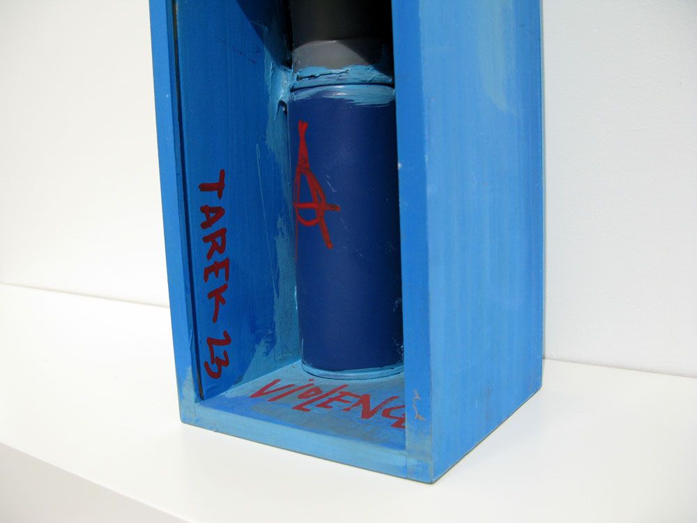 Sculpture de TAREK a pour titre  Liberté style street pop art dim : TAREKprix:150