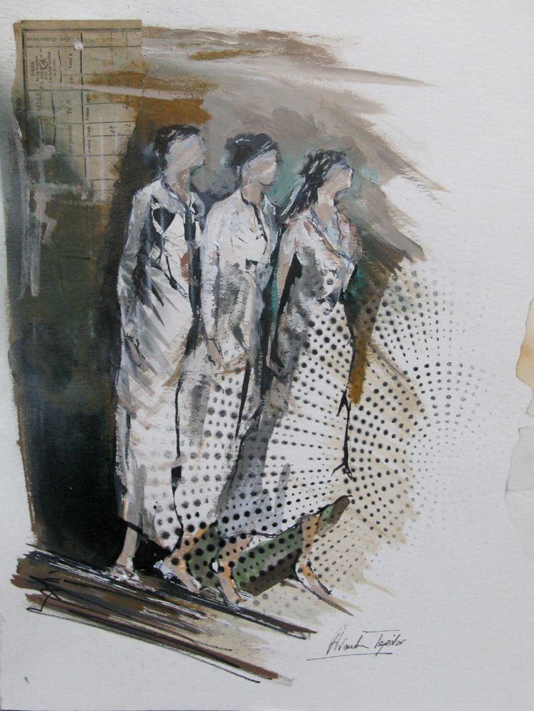 Dessin de ARANCHA TEJEDOR a pour titre  Femmes 18 style figuratif dim : ARANCHA TEJEDORprix:160