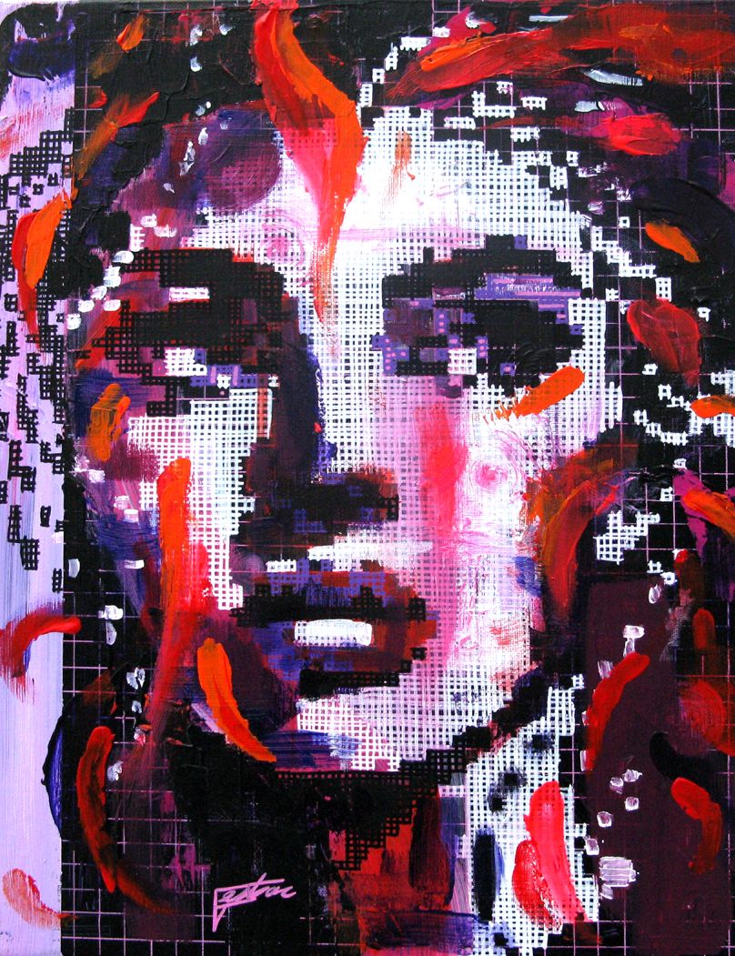 Tableau de NICOLAS JESBAC a pour titre  Alone style street art dim : NICOLAS JESBACprix:280