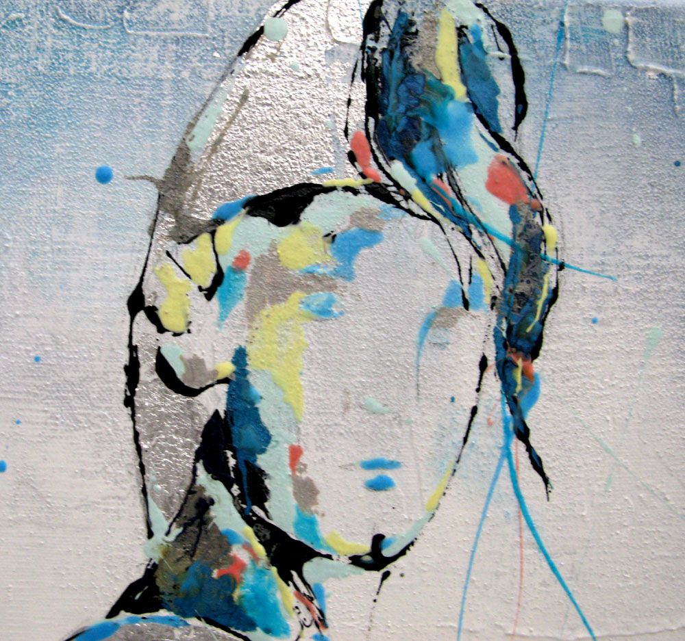 Tableau de AMANDYNE S. a pour titre  LE CONQUISTADOR style figuratif dim : AMANDYNE S.prix:500