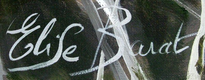 Tableau de ELISE BARAT a pour titre  Le lancot a consolation 2 style figuratif dim : ELISE BARATprix:1200