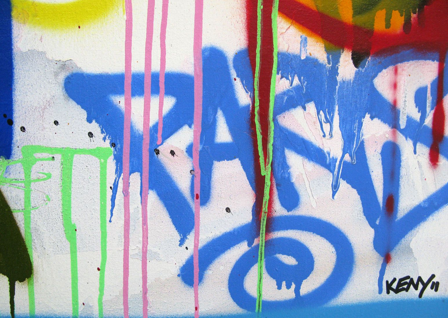 Tableau de KENY a pour titre  Degration style graffiti, street art dim : KENYprix:800