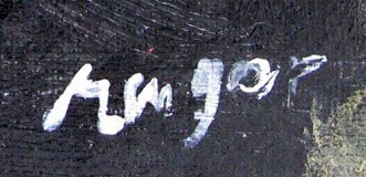 Tableau de RINGER HERVE a pour titre  SANS TITRE style abstrait dim : RINGER HERVEprix:160